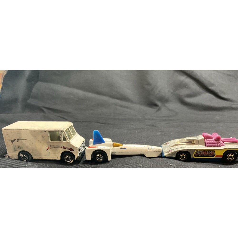 Hulk Scene Van, Masters Of the Universe, Evel Knievel Rocket Car Lot of 3